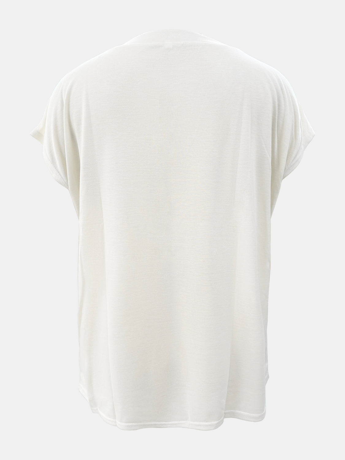 Round Neck Cap Sleeve T-Shirt