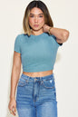 Cropped Short Sleeve T-Shirt