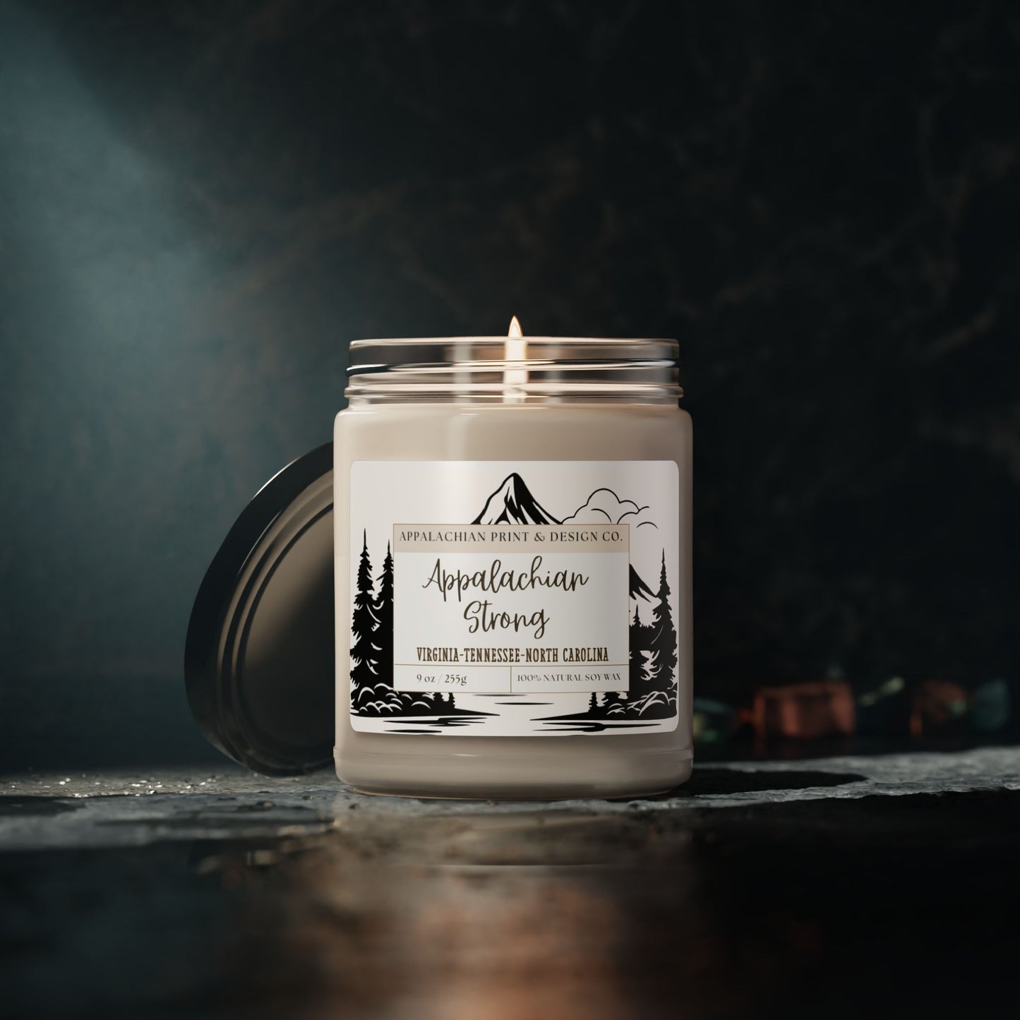 Appalachian Strong Candle