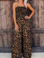 Sahara Leopard Halter Neck Jumpsuit